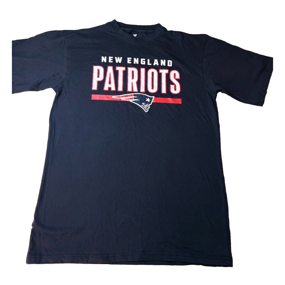 Fanatics New England Patriots Men’s XLT Navy T-Shirt NFL Football Logo NWT